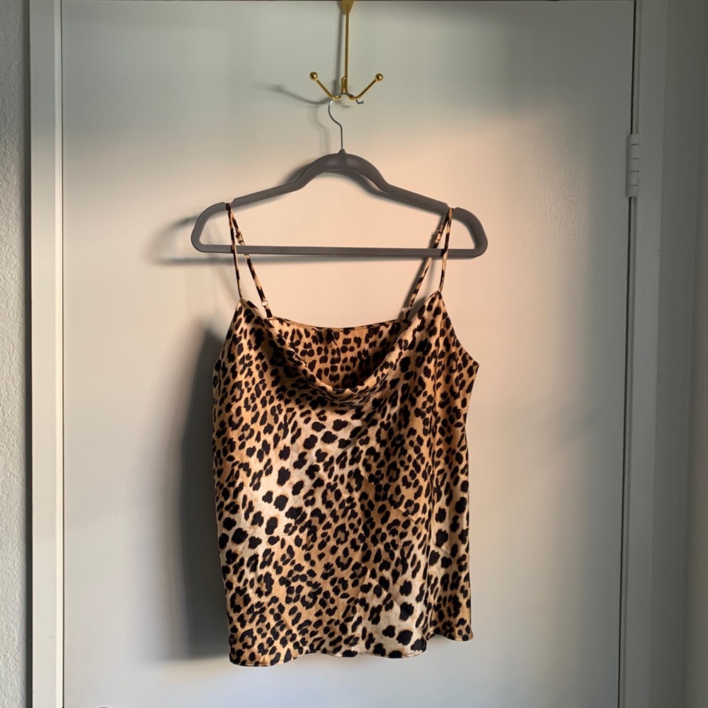 River Island Leopard Print Cami Top